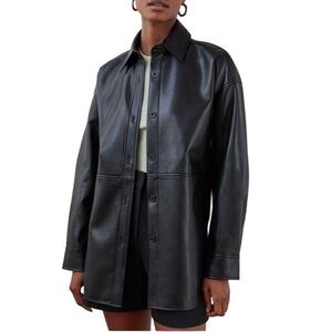 ARITZIA BABATON PELLI SHIRT JACKET SIZE XS